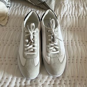 Cole Haan grand crsscourt turf sneakers white leather and suede men’s size 10B